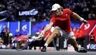 Alex de Minaur en la Laver Cup 2025. Foto: Getty