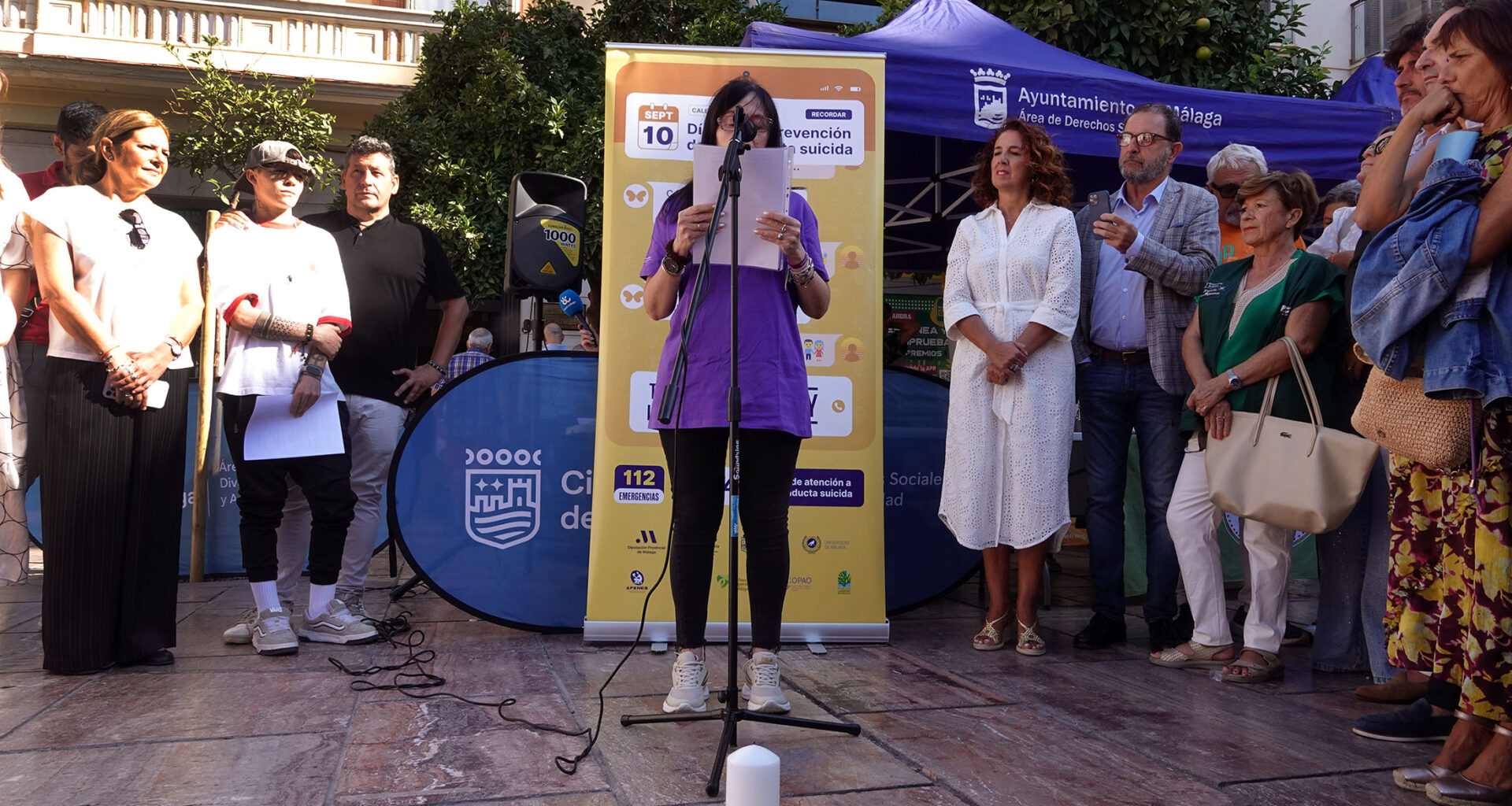 Málaga se une en el Día Mundial para la Prevención del Suicidio
