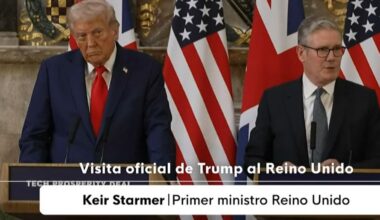 las caras y los gestos de Trump mientras escucha por qué Reino Unido reconocerá el Estado de Palestina