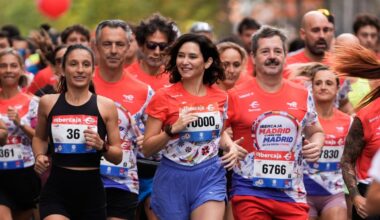 Díaz Ayuso participa en la XV carrera popular Madrid corre por Madrid y destaca su “sabor a Hispanidad”