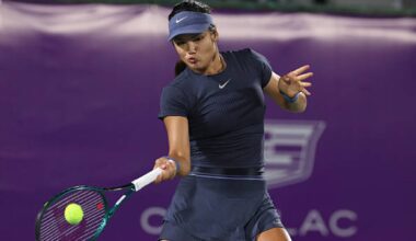 Emma Raducanu sufrió una durísima derrota en Seúl. Fuente: Getty