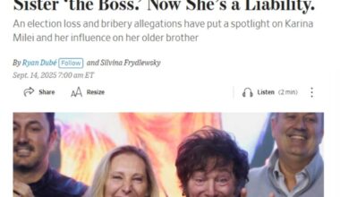 Duros análisis de Financial Times y The Wall Street Journal: de “la mayor crisis” a definir a Karina como “un problema”