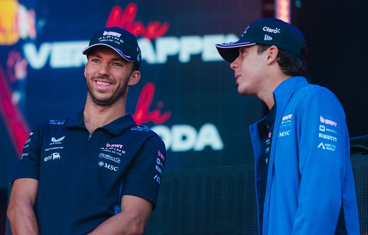 Franco Colapinto y Pierre Gasly.