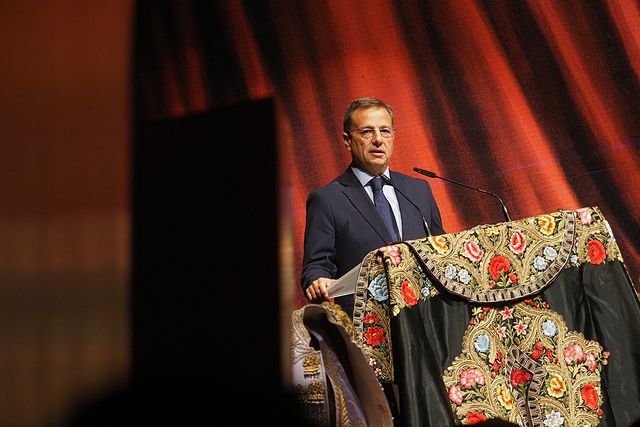 Sebastián Cortés pregona la Feria Taurina de Albacete 2025.