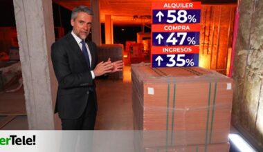 Franganillo presentó Informativos Telecinco desde un piso en construcción para hablar de la crisis de la vivienda