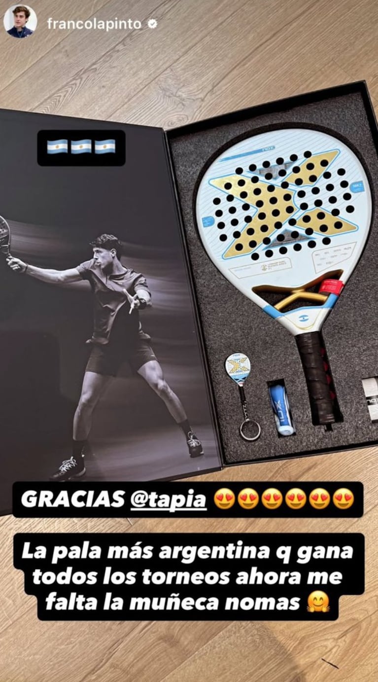 El regalo especial que recibió Franco Colapinto antes de volver a correr en la Fórmula 1. (Foto: X/francolapinto).