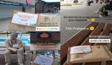 Suelta de libros en plazas, música y arte para disfrutar al aire libre