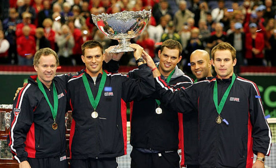 Estados Unidos con la Copa Davis 2007. Foto: Getty