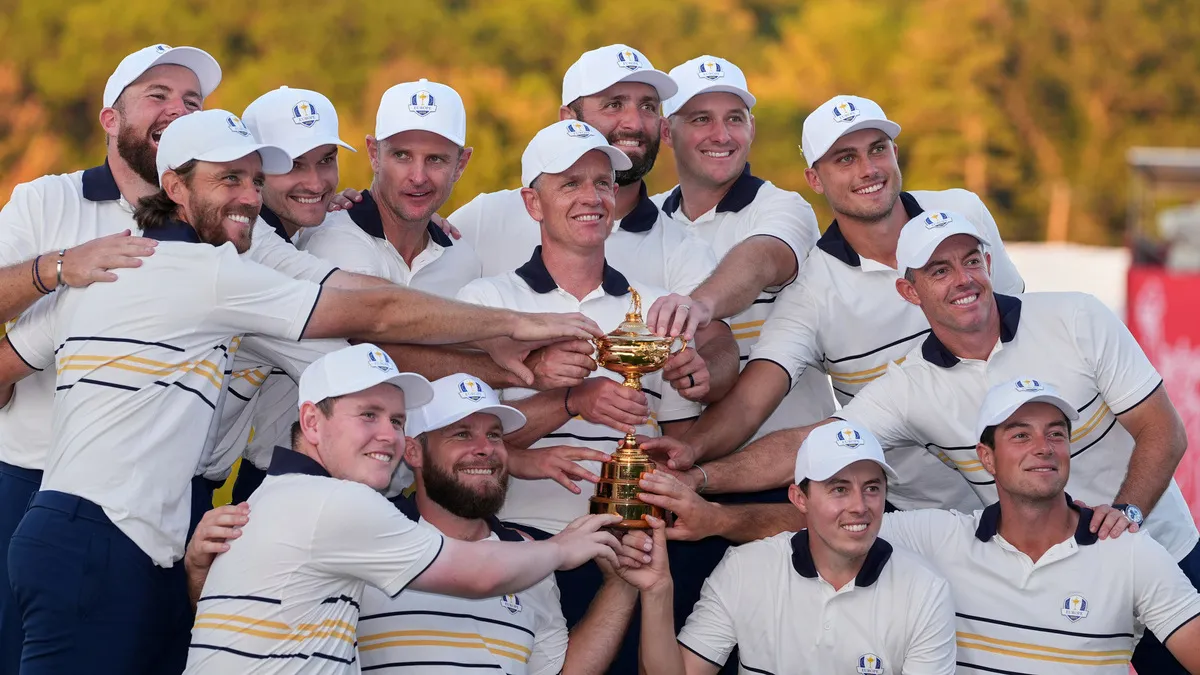 El equipo de Europa gana la primera Ryder Cup con ‘sueldo’ americano