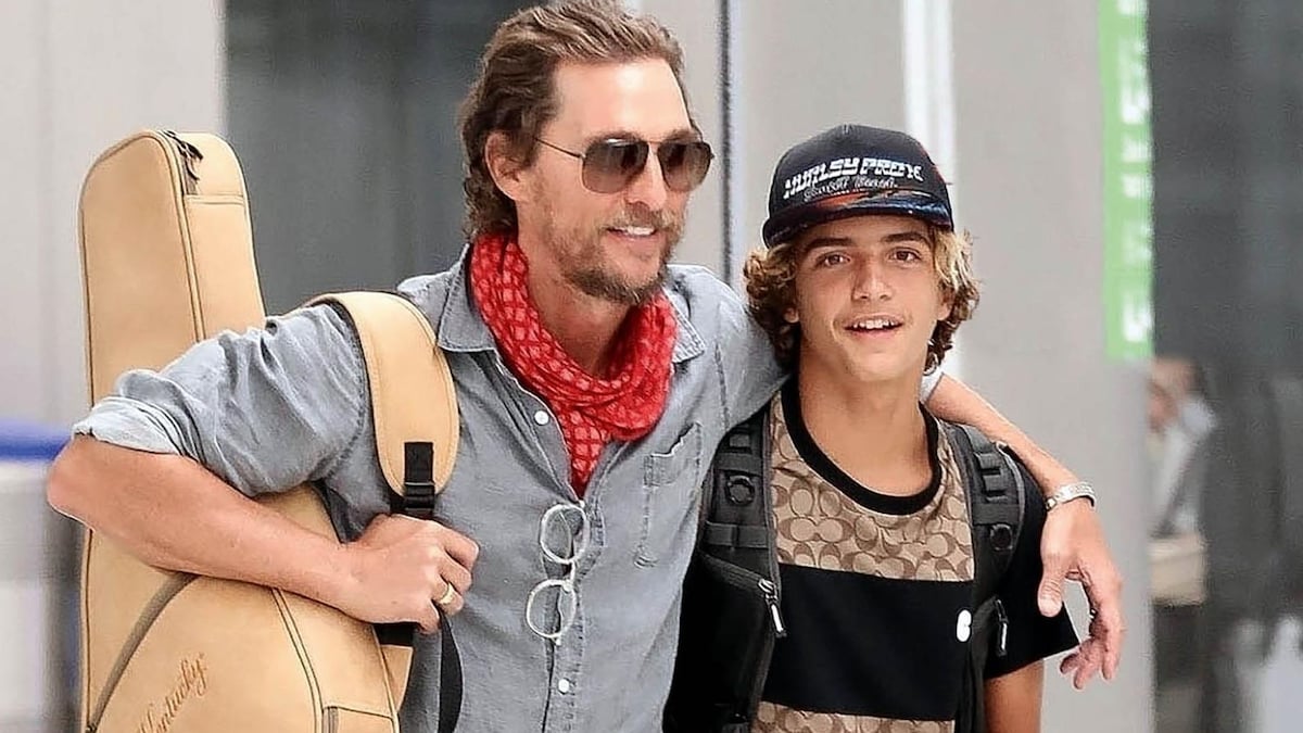 Matthew McConaughey ocultó el apellido de su hijo para que lograra un papel en el cine