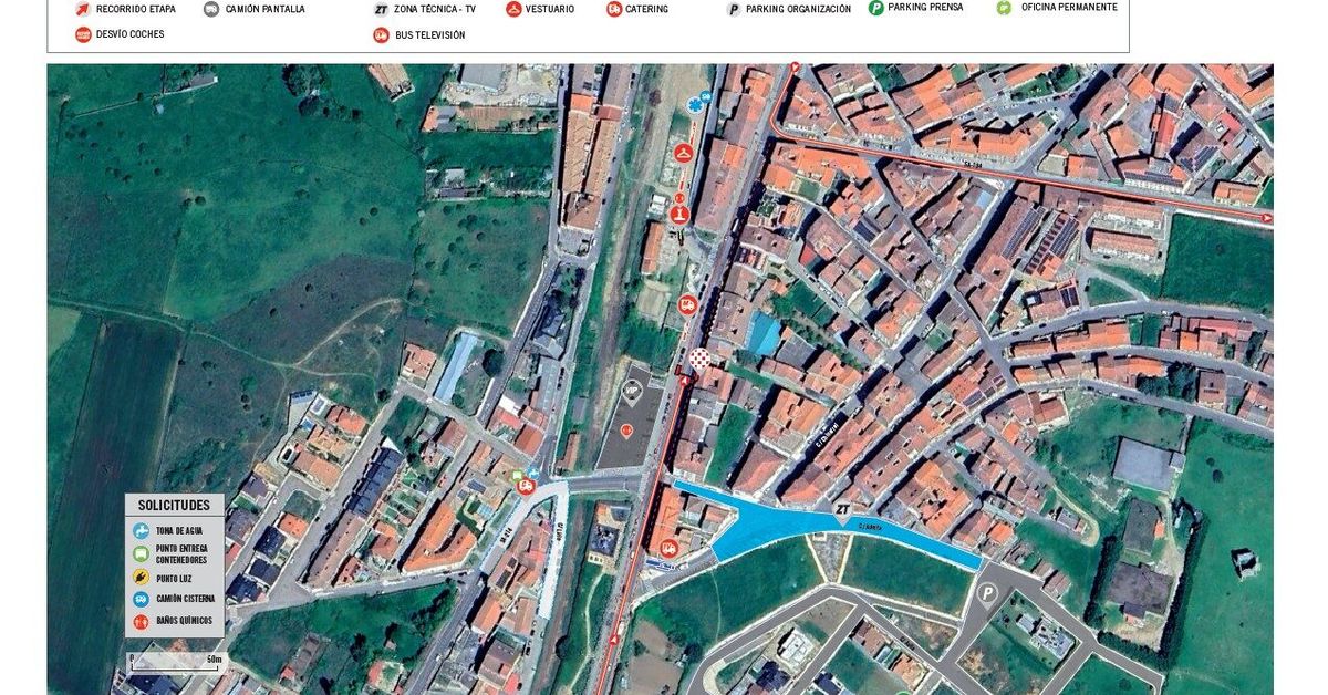 La meta de la Vuelta a España en Guijuelo se situará en el parking del Jamón