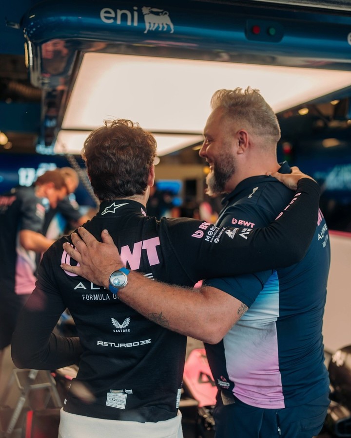 Colapinto y su unión con el equipo de Alpine. (@alpinef1team)