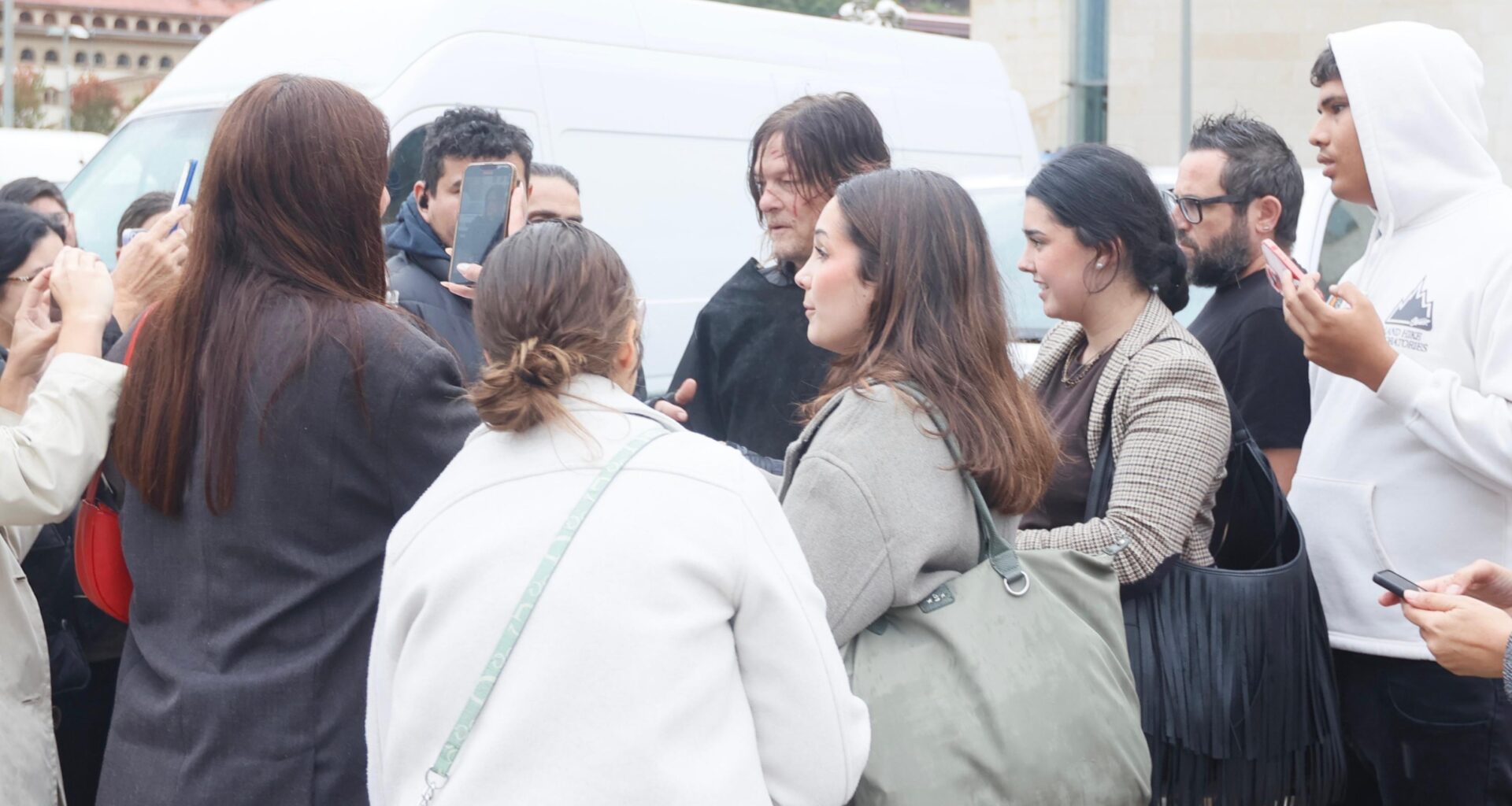 Norman Reedus, protagonista de The Walking Dead, atiende a EL CORREO: «Me está encantando Bilbao, me gusta la lluvia»
