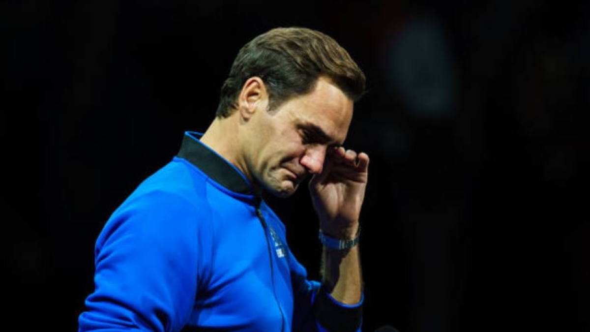 Roger Federer en la Laver Cup 2022. Foto: Getty