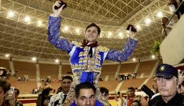 El torero aragonés Aarón Palacio sigue de dulce y triunfa en Logroño