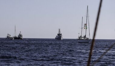 Italia retirará su escolta a la Flotilla a 120 millas de Gaza, en aguas internacionales