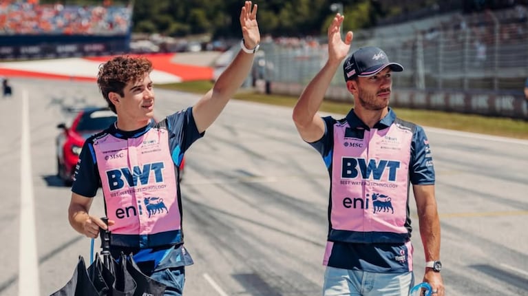 Franco Colapinto y Pierre Gasly son los pilotos de Alpine (Foto: X/@alpinef1team)