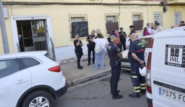 Padre e hijo detenidos por la muerte de una joven en Badajoz cuyo cuerpo apareció entre las llamas de un incendio