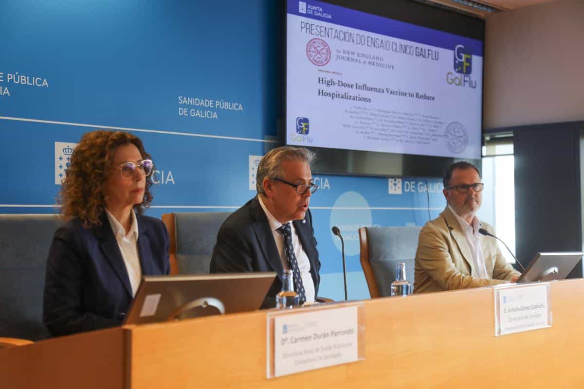 El proyecto gallego sobre la vacuna frente a la gripe reduce un 31,8 % las hospitalizaciones