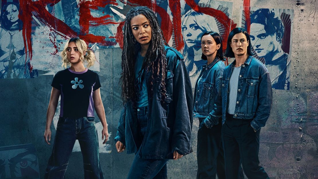 Lizzie Broadway, Jaz Sinclair, London Thor y Derek Luh en la temporada 2 de 