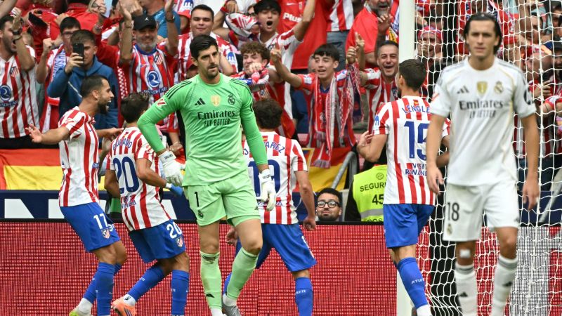 El Atlético de Madrid corta la racha triunfal del Real Madrid con una goleada