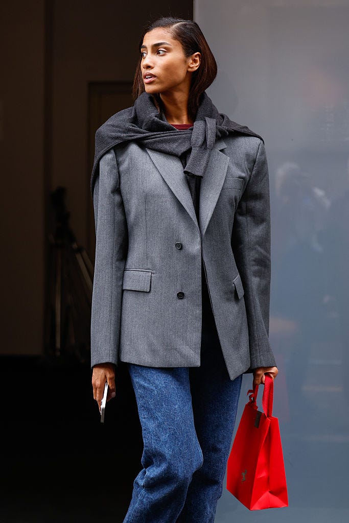 chaqueta street style 2025