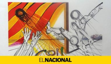 un cuadro de Dalí, salvador del Sant Andreu