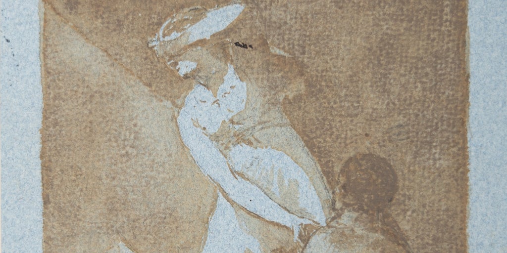 Ve la luz un dibujo inédito de Goya, que saldrá a subasta en Madrid