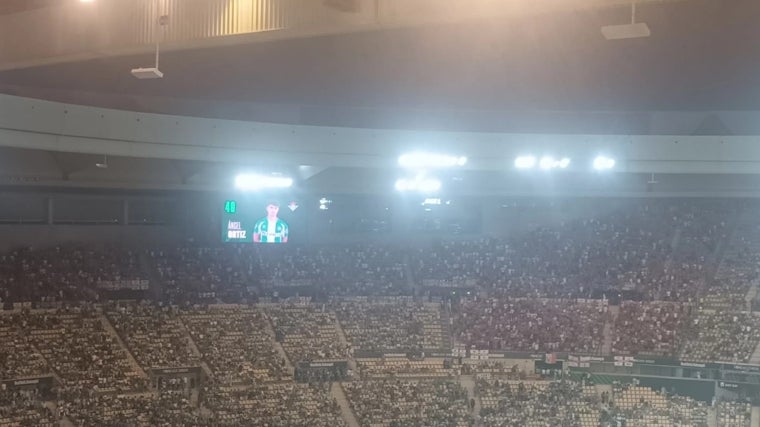 La ubicación de los hinchas ingleses en la Cartuja