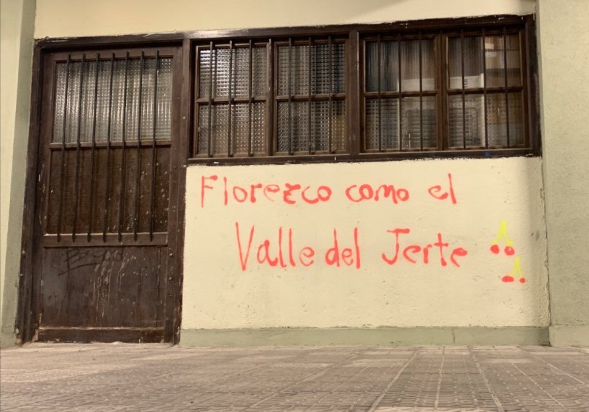 Grafiti encontrado en el Casco Viejo de Bilbao