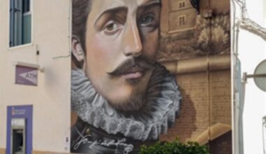 El grafiti que hace historia en un pueblo de la provincia