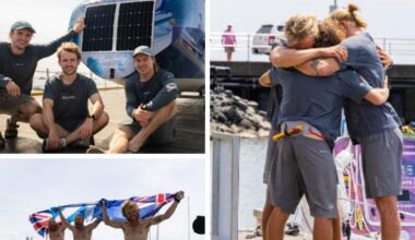 Tres hermanos escoceses baten un récord mundial tras cruzar a remo el océano Pacífico en 139 días 