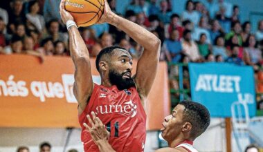 El Surne Bilbao Basket se diluye en el último cuarto