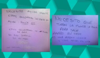 Un hombre se salva de su secuestro al lanzar notas de auxilio en servilletas: "Necesito ayuda urgente"