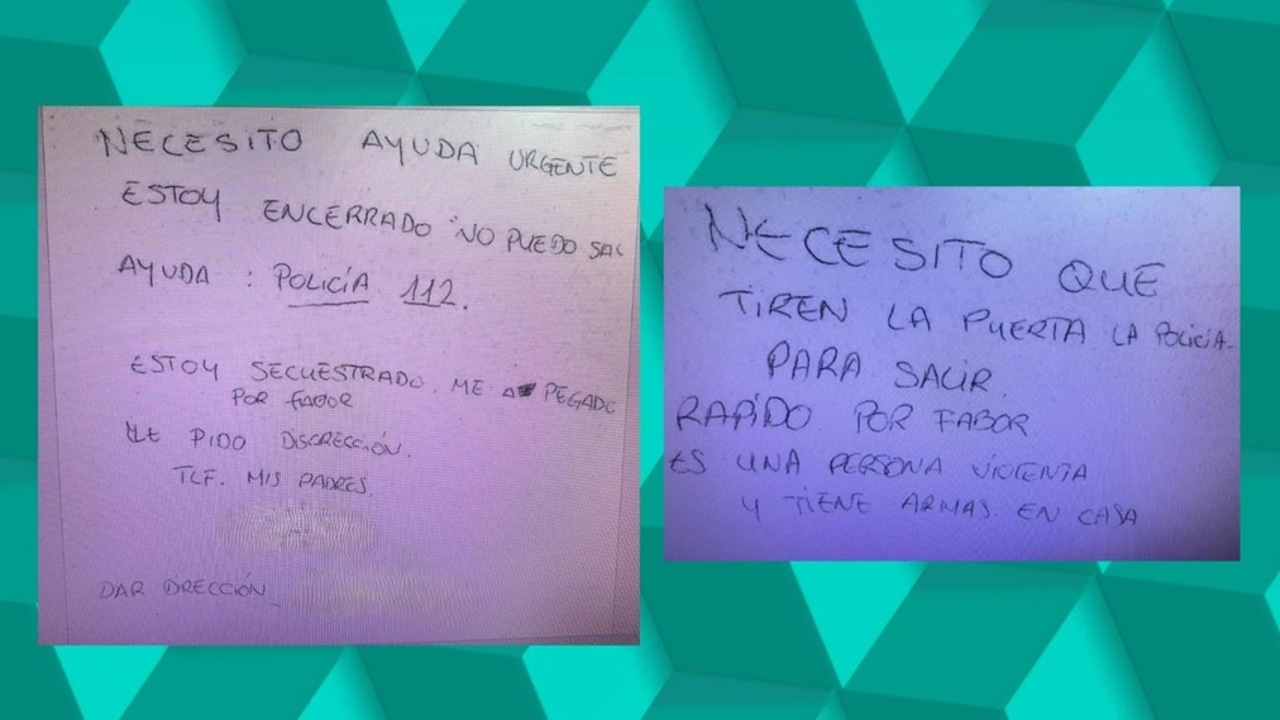 Un hombre se salva de su secuestro al lanzar notas de auxilio en servilletas: "Necesito ayuda urgente"