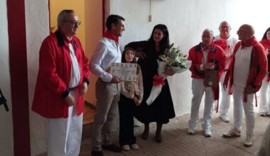 Descubren una placa en la plaza de Corella en reconocimiento a Francisco Marco