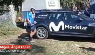 La Vuelta a España vuelve a Mos, escenario del famoso 'yo me quedo por aquí' de Superman López que fue el principio del fin del corredor colombiano