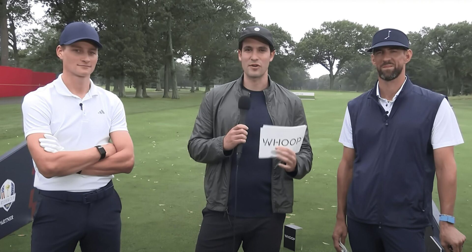Mathieu Van der Poel cambia a Tadej Pogacar por un golf en auge... ¡y le gana su "mejor partido" a Michael Phelps!