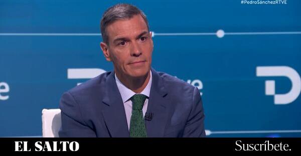 Política | Pedro Sánchez señala a “los jueces que hacen política” y pasa de puntillas por el genocidio en Palestina - El Salto