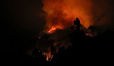 Un incendio en Pantón (Lugo) deja más de 2.000 hectáreas quemadas y provoca varios desalojos