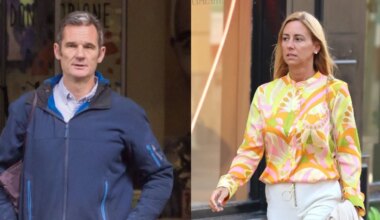 El encuentro de Ainhoa Armentia e Iñaki Urdangarin con su hijo, Pablo, en su último partido