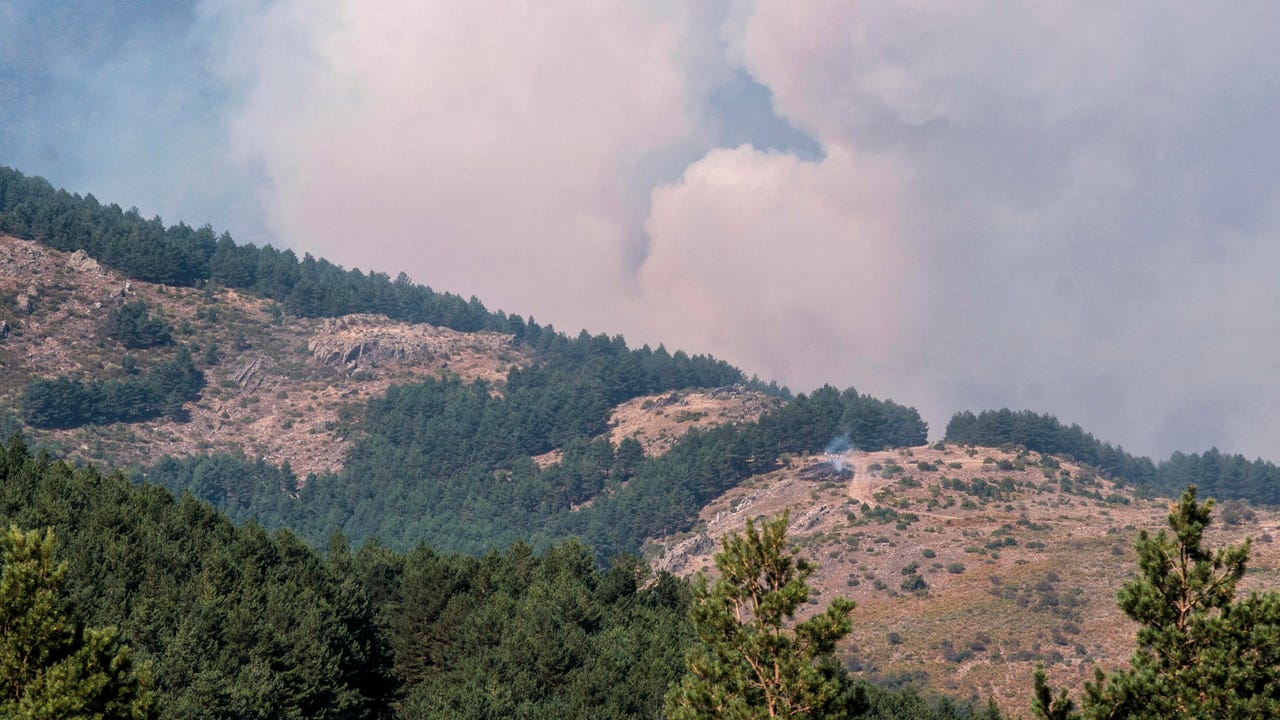 Estabilizado en la parte que afecta a Segovia el incendio de Peñalba de la Sierra