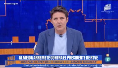 Almeida dice que TVE es el 'ministerio 23' y Jesús Cintora le da una de las respuestas del día