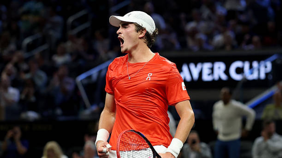 Joao Fonseca gana a Cobolli en Laver Cup 2025. Foto: gettyimages