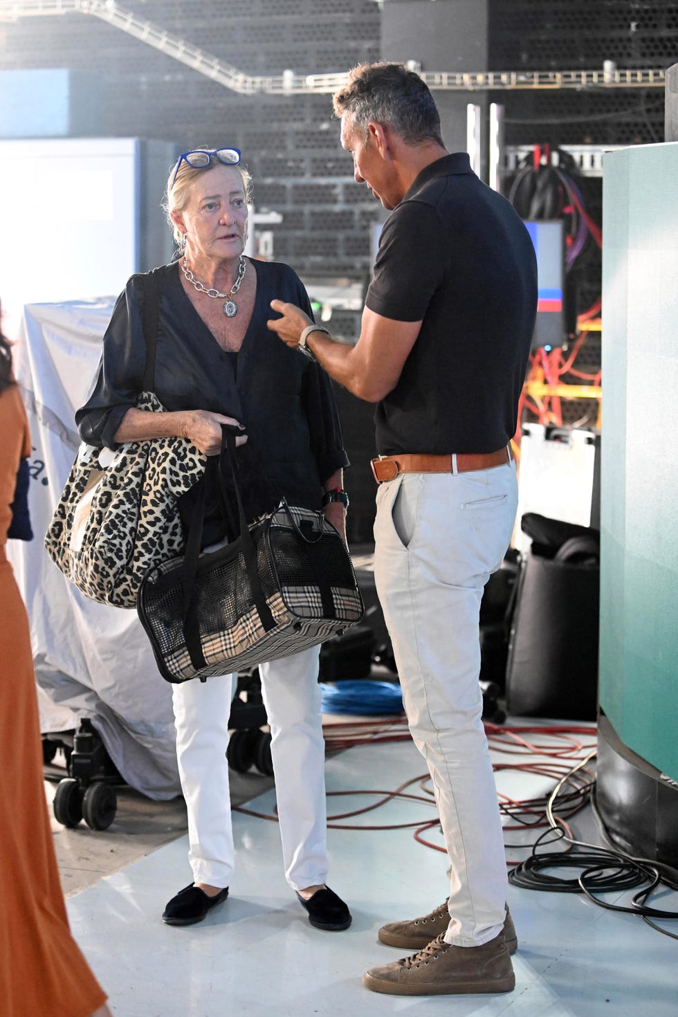 joaquin prat junto a su madre, marianne sandberg, en la presentacion del programa el tiempo justo