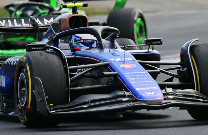 El Williams de Colapinto en Monza, en 2024. (AFP).
