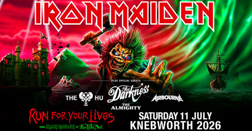IRON MAIDEN confirman una fecha especial en Knebworth el sábado 11 de julio