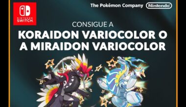 Detallada para España la distribución de Koraidon y Miraidon shiny para Pokémon Escarlata y Púrpura