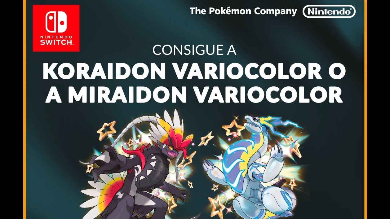 Detallada para España la distribución de Koraidon y Miraidon shiny para Pokémon Escarlata y Púrpura