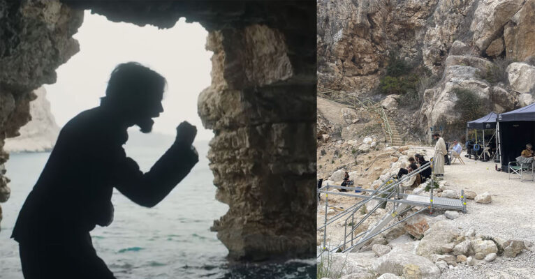 La playa de la Marina Alta donde se ha rodado la última película de Amenábar, 'El cautivo'